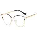 2019 Wholesale Hight Quality Vintage Classic Cat Eye Gold Frame Glasses